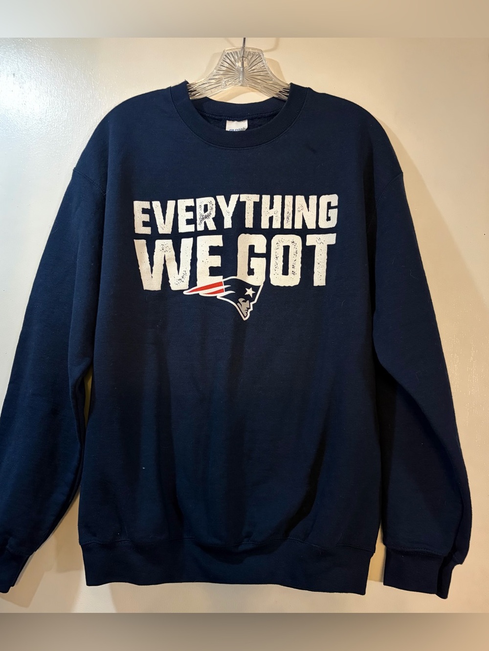 Gildan New England Patriots 'Everything We Got' Sweatshirt Adult Unisex Size Med